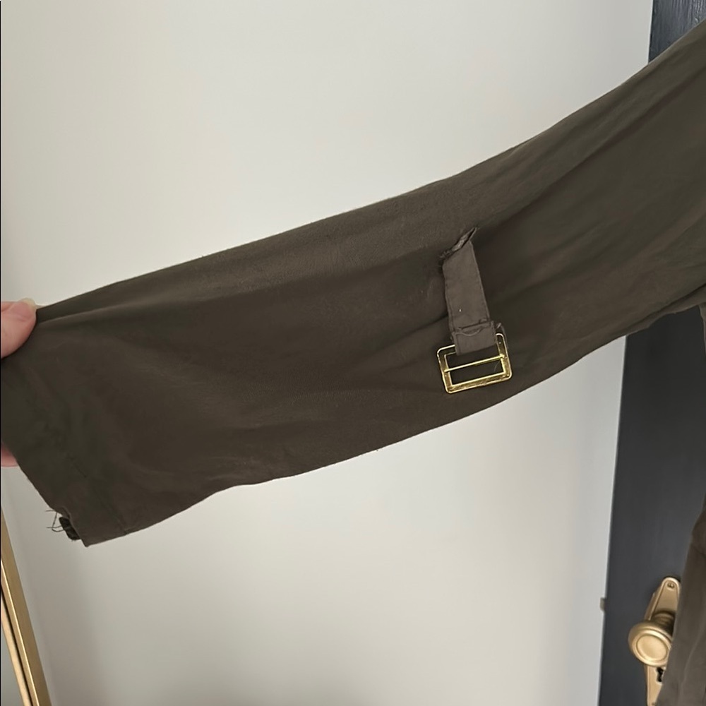 Women's Army Green Jacket - Picture 3 of 4